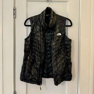 North Face Black Puffer ThermoBall Vest Black Size S